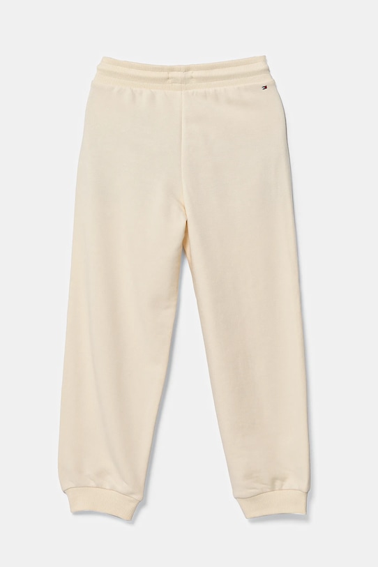Tommy Hilfiger spodnie dresowe dziecięce KG0KG08325.116.122.PPYA beżowy SS25