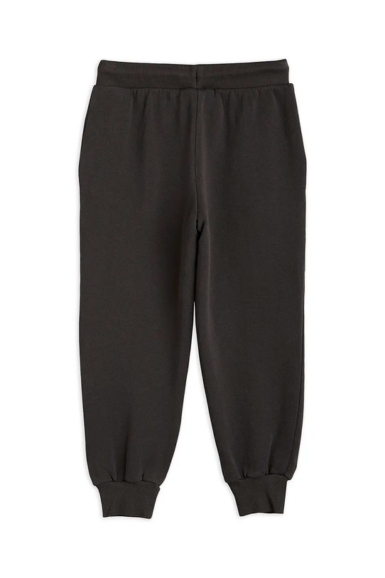 Dětské bavlněné tepláky Mini Rodini Dashing dog 1100005899 černá SS25