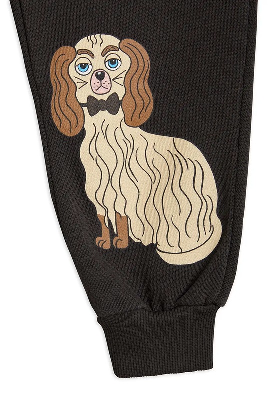 DÍVKA Dětské bavlněné tepláky Mini Rodini Dashing dog 1100005899 černá