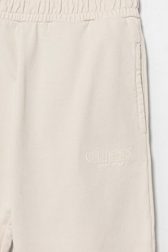 Девочка Детские хлопковые штаны Guess J5RQ12.KAD74.PPYA бежевый
