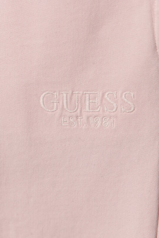 Девочка Детские хлопковые штаны Guess J5RQ12.KAD74.PPYA розовый