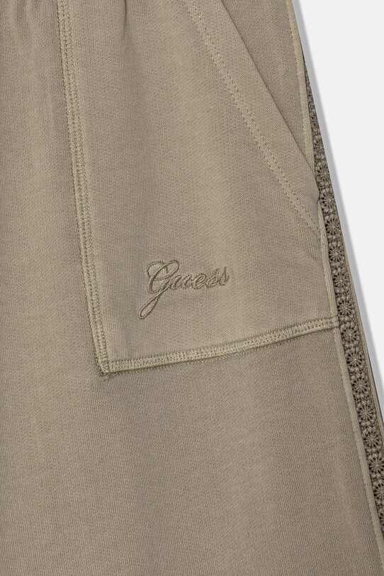 Дівчинка Дитячі бавовняні штани Guess J5RQ14.KAD74.PPYA зелений