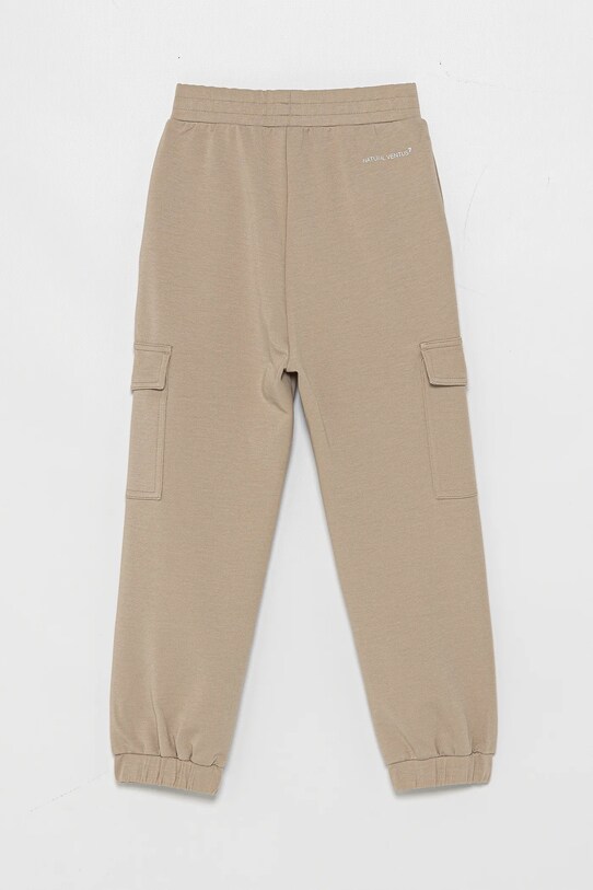 EA7 Emporio Armani spodnie dresowe dziecięce 7G000040.AF12501 beżowy SS25