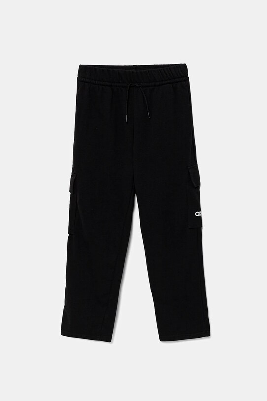 adidas pantaloni de trening pentru copii tricotaj negru JC9738