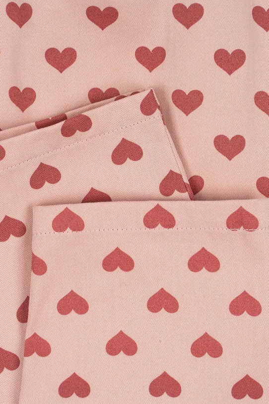 Konges Sløjd pantaloni de bumbac pentru copii FEN PANTS GOTS KS102279 roz