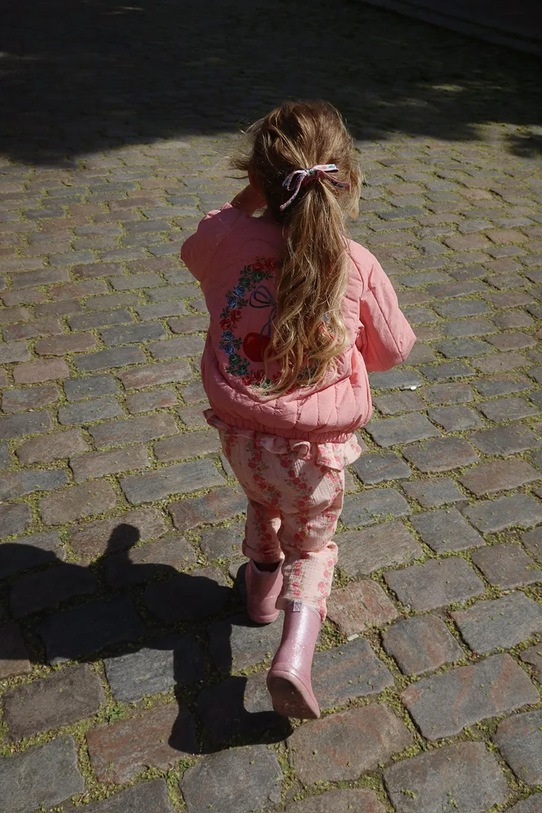 Konges Sløjd pantaloni de bumbac pentru copii COCO PANTS GOTS KS102276 roz