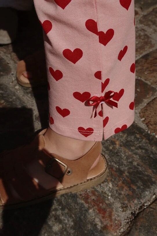 Konges Sløjd pantaloni de bumbac pentru copii DREY SLIT PANTS GOTS KS102568