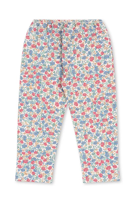 Konges Sløjd pantaloni de bumbac pentru copii DREYA PANTS GOTS KS102540 albastru SS25