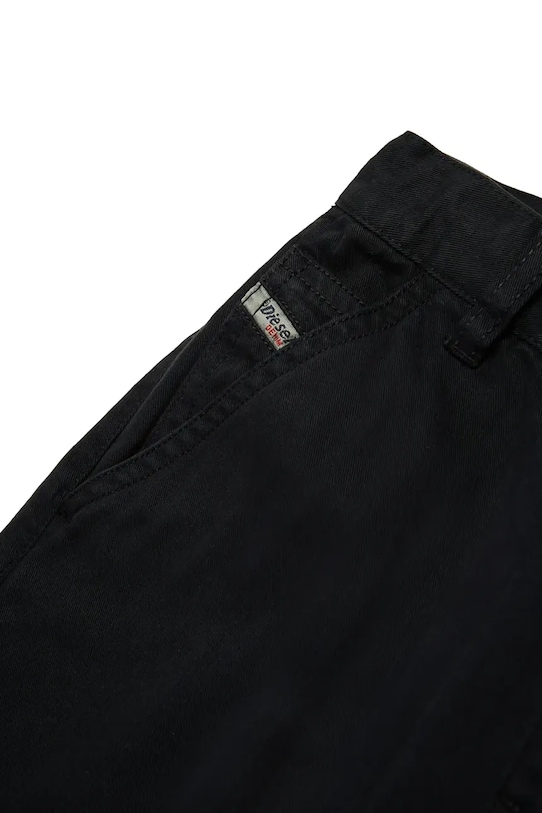Diesel pantaloni copii PDARGJXCARGO TROUSERS negru J02220