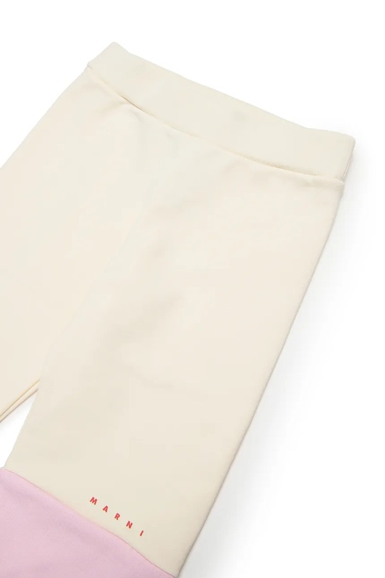 Fete Marni pantaloni de trening din bumbac pentru bebeluși MP174B TROUSERS M01390 roz