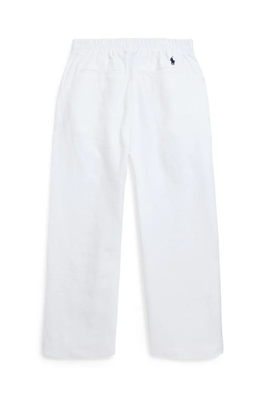Дівчинка Дитячі лляні штани Polo Ralph Lauren 313901828001 білий