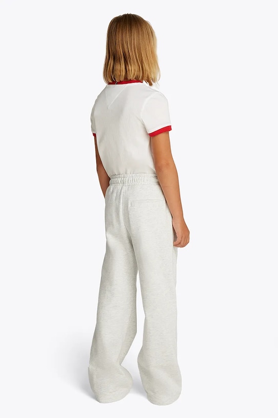 Detské tepláky Tommy Hilfiger biela KG0KG08422.PPYA