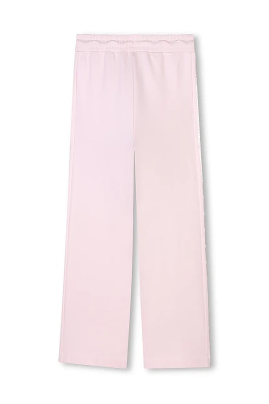 Дитячі бавовняні штани Michael Kors R30330.86.108 рожевий SS25