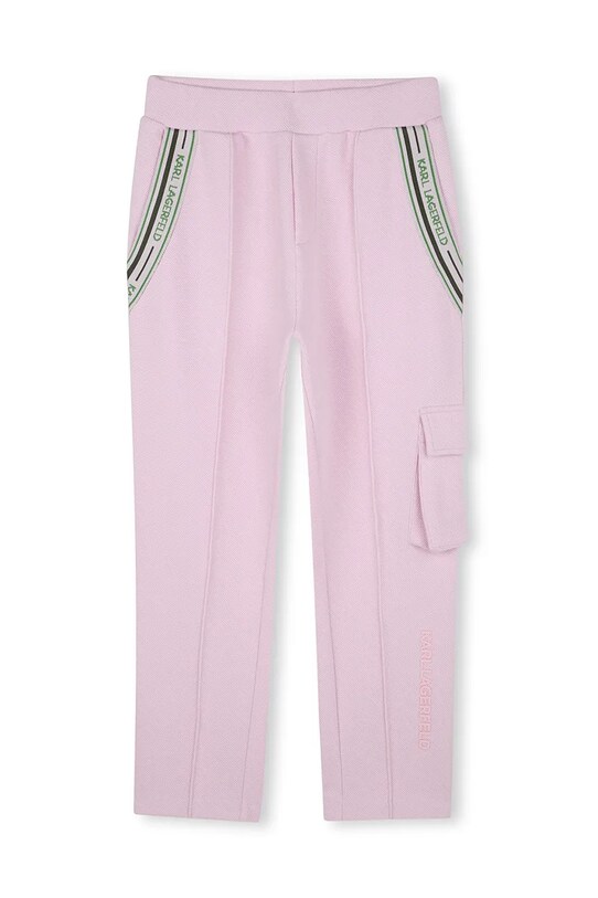 Karl Lagerfeld pantaloni per bambini Z30451.114.150 rosa SS25