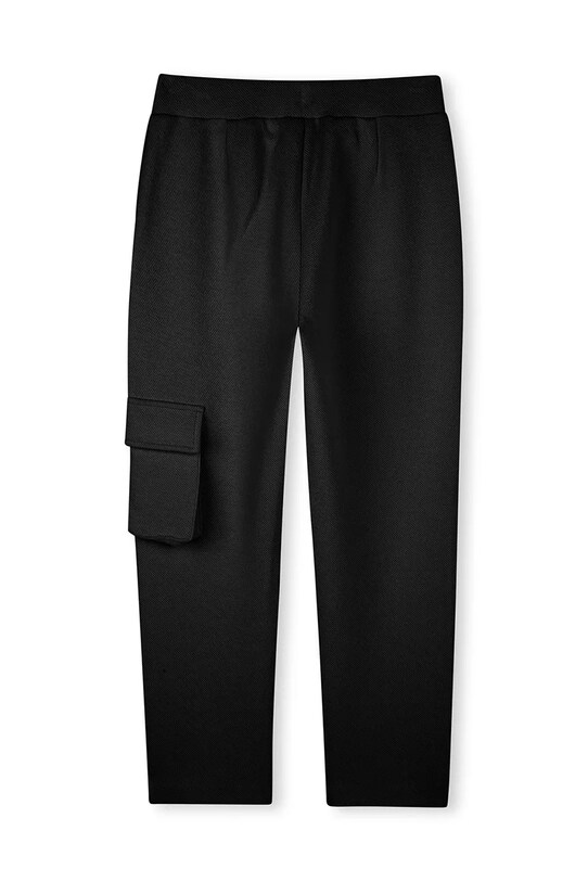 Otroške hlače Karl Lagerfeld Z30451.156.162 črna SS25