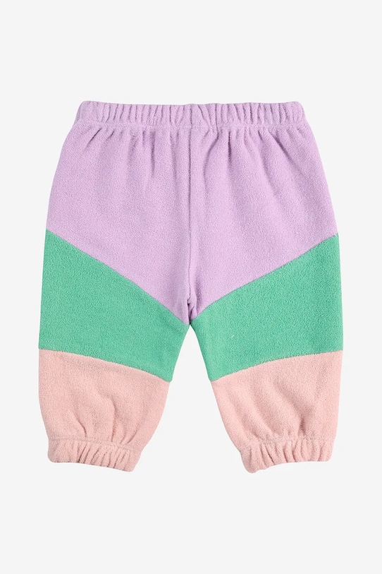 Dziewczynka Bobo Choses spodnie dresowe niemowlęce 125AB056 fioletowy