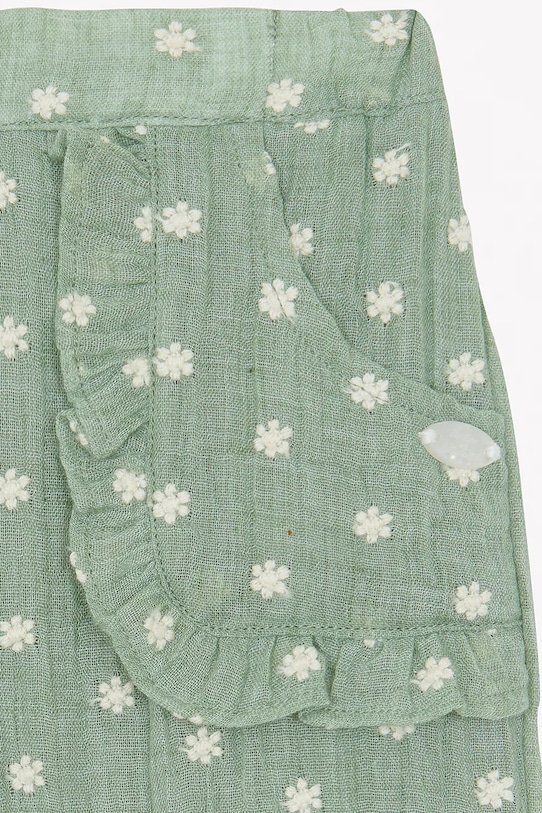 Детски панталон с лен Tartine et Chocolat тюркоазен CA22021.104