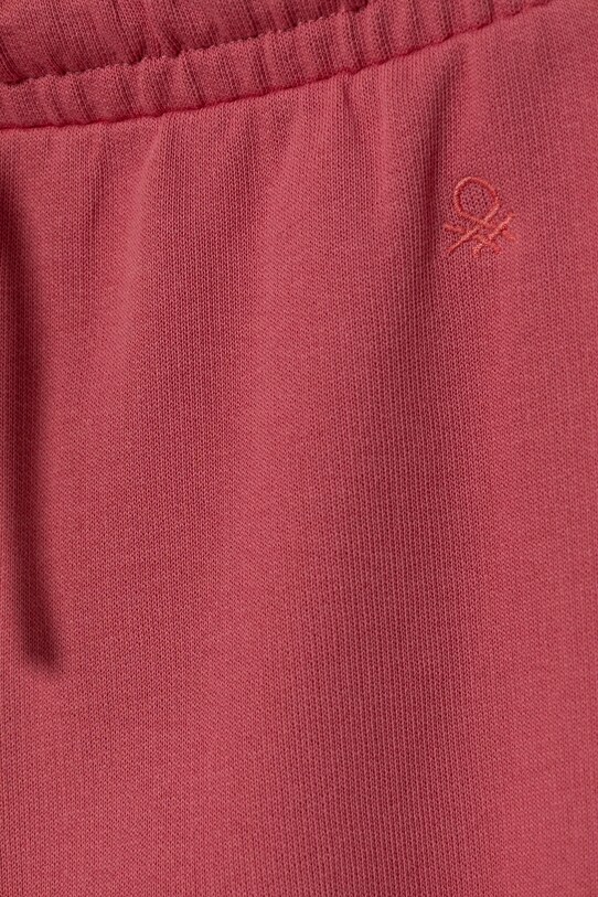 Дівчинка Дитячі бавовняні штани United Colors of Benetton 3J68CF02H.G.Season.PPYA рожевий