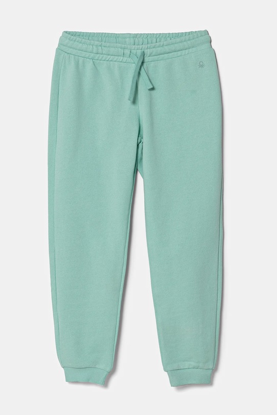 Dětské bavlněné tepláky United Colors of Benetton pletenina tyrkysová 3J68CF02H.G.Season.PPYA
