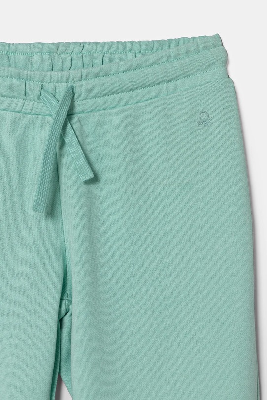 DÍVKA Dětské bavlněné tepláky United Colors of Benetton 3J68CF02H.G.Season.PPYA tyrkysová