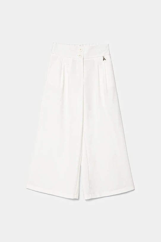 Dječje hlače Patrizia Pepe R852 7P0386 bijela AW25