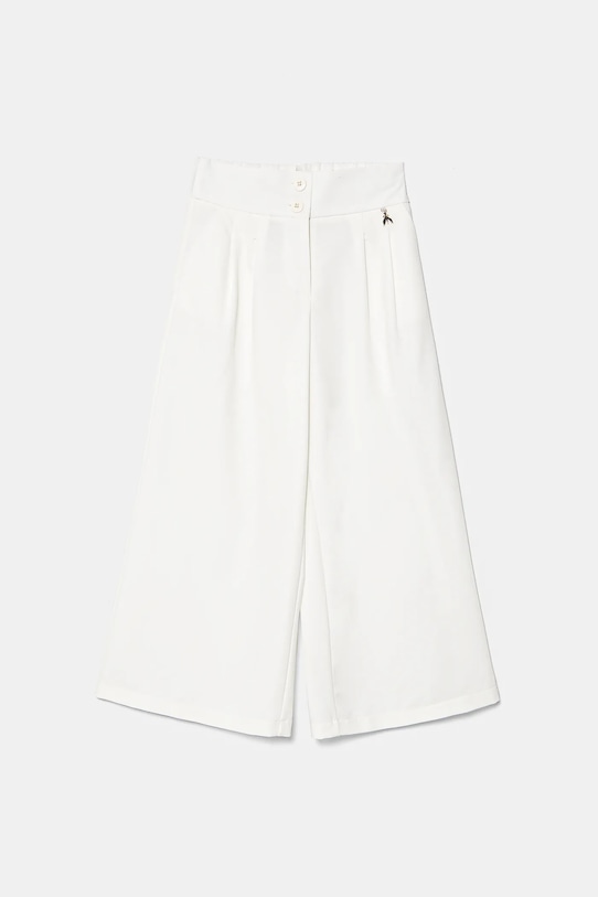 Patrizia Pepe spodnie dziecięce R852 7P0386 biały AW25