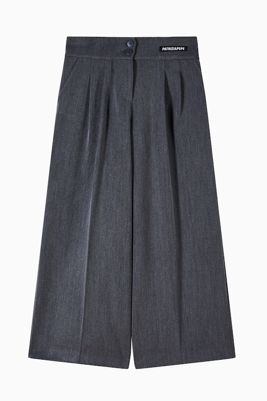 Patrizia Pepe gyerek nadrág R852 elasztánnal szürke 7P0386