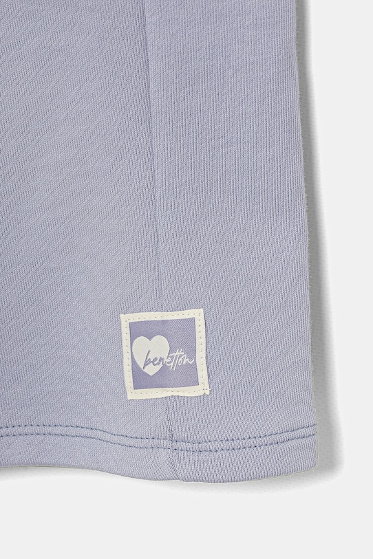 Дівчинка Дитячі бавовняні штани United Colors of Benetton 3UNICF061.G.Seasonal блакитний