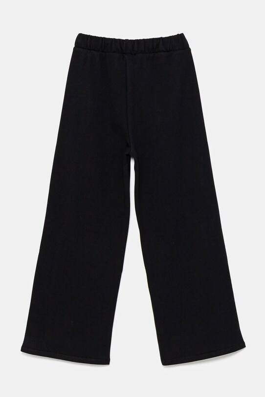United Colors of Benetton pantaloni de trening din bumbac pentru copii 3UNICF061.G.Seasonal negru SS25