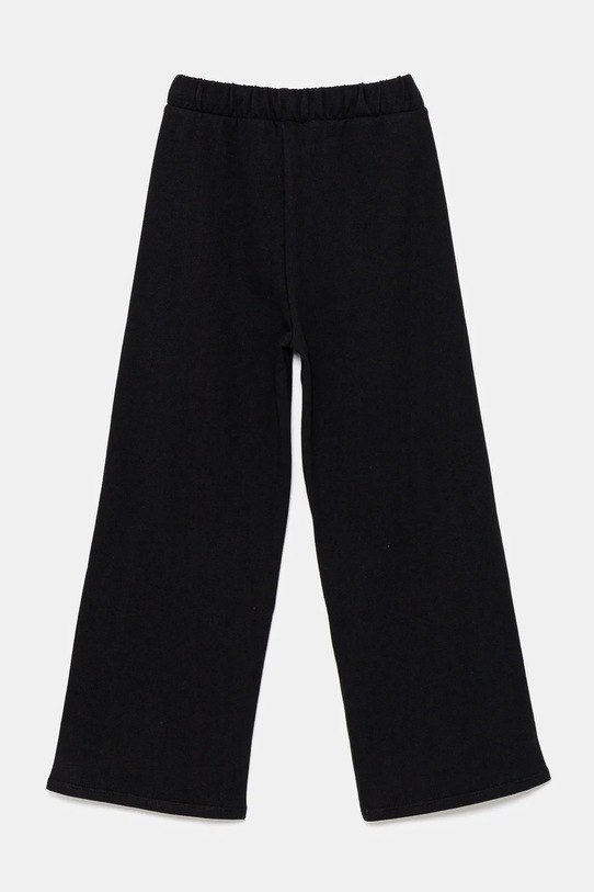 United Colors of Benetton spodnie dresowe bawełniane dziecięce 3UNICF061.G.Seasonal czarny SS25