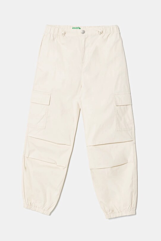 United Colors of Benetton pantaloni copii panza bej 4L2VCF046.G.Seasonal