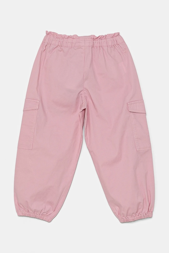 Παιδικό παντελόνι United Colors of Benetton 4L2VGF028.P.Seasonal ροζ SS25