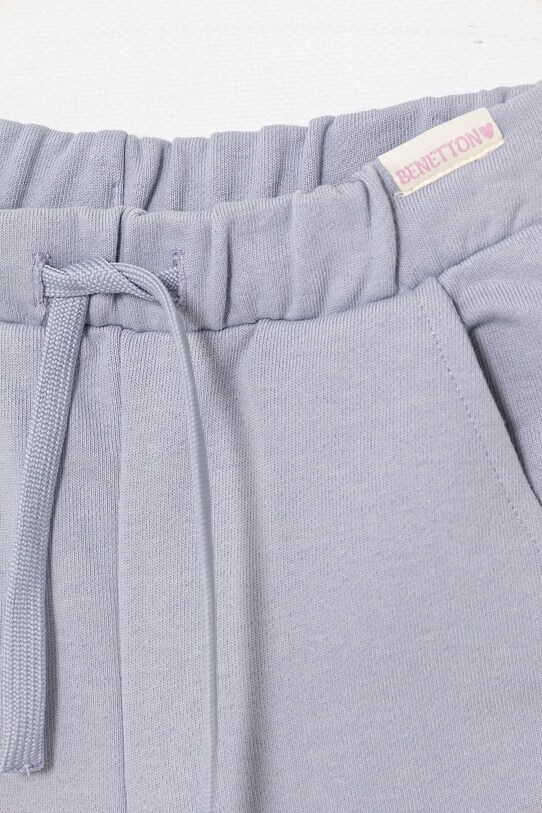 Fete United Colors of Benetton pantaloni de trening din bumbac pentru copii 3UNIGF04P.P.Seasonal albastru