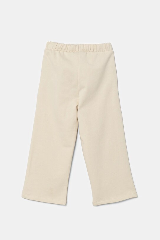 Детские хлопковые штаны United Colors of Benetton 3UNIGF04P.P.Seasonal бежевый SS25