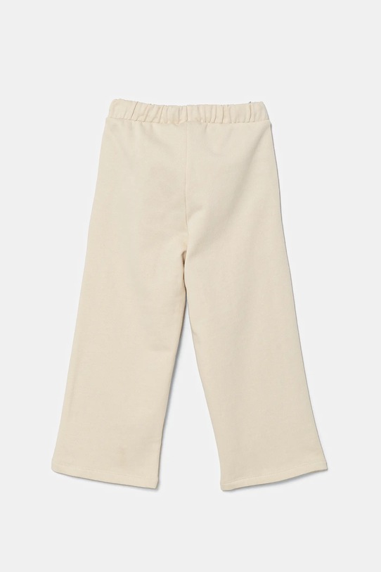 United Colors of Benetton pantaloni de trening din bumbac pentru copii 3UNIGF04P.P.Seasonal bej SS25