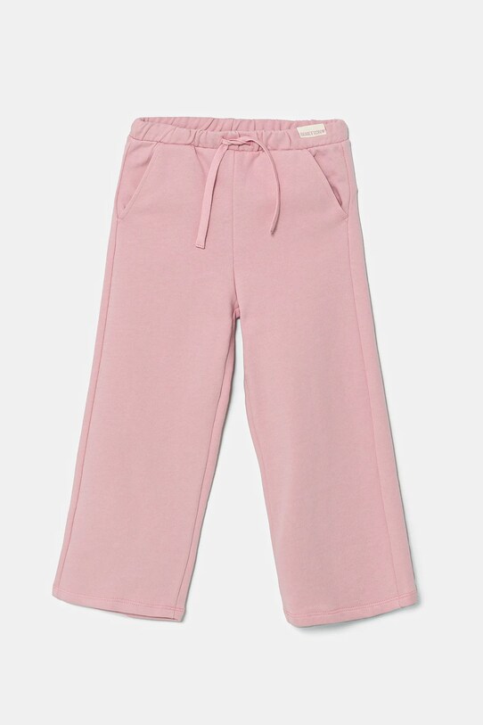 Дитячі бавовняні штани United Colors of Benetton бавовна рожевий 3UNIGF04P.P.Seasonal