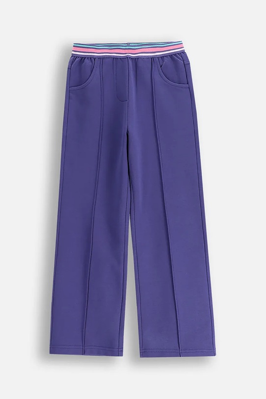 Coccodrillo pantaloni de trening pentru copii WC5120101CGK violet SS25