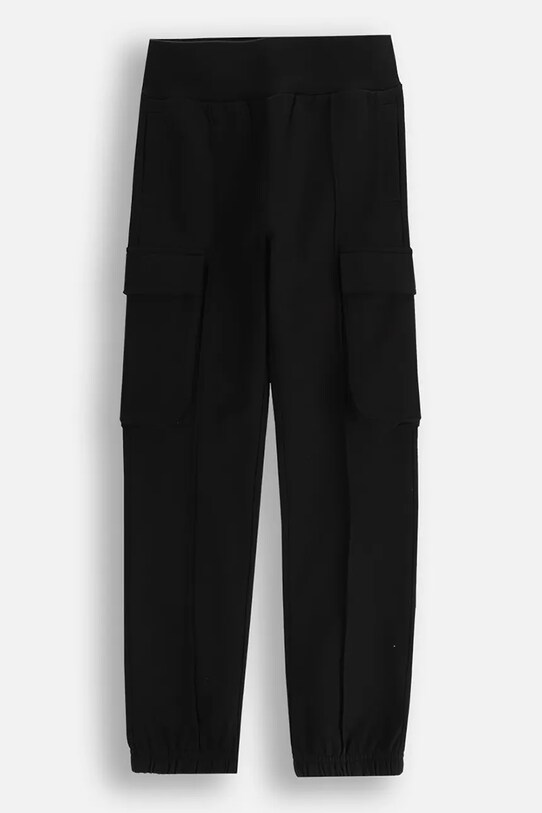 Coccodrillo pantaloni de trening din bumbac pentru copii bumbac negru WC5120102MGJ