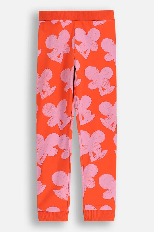 Coccodrillo spodnie dresowe dziecięce wzorzyste czerwony WC5122104MGK