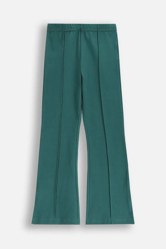 Coccodrillo spodnie dresowe dziecięce z elastanem zielony WC5122105MGK