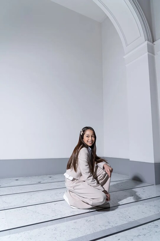 Hlače od odijela sa širokim nogavicama Coccodrillo WC5119101EJG