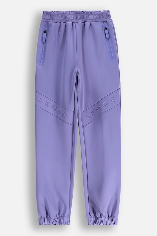 Lemon Explore spodnie dresowe dziecięce z elastanem fioletowy WL5120101ACG