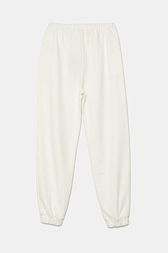 Elisabetta Franchi pantaloni de trening pentru copii EFPA276.0.FF002 bej SS25