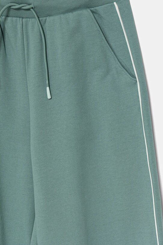Lány United Colors of Benetton gyerek pamut melegítőnadrág 3UNICF060.G.Seasonal türkiz