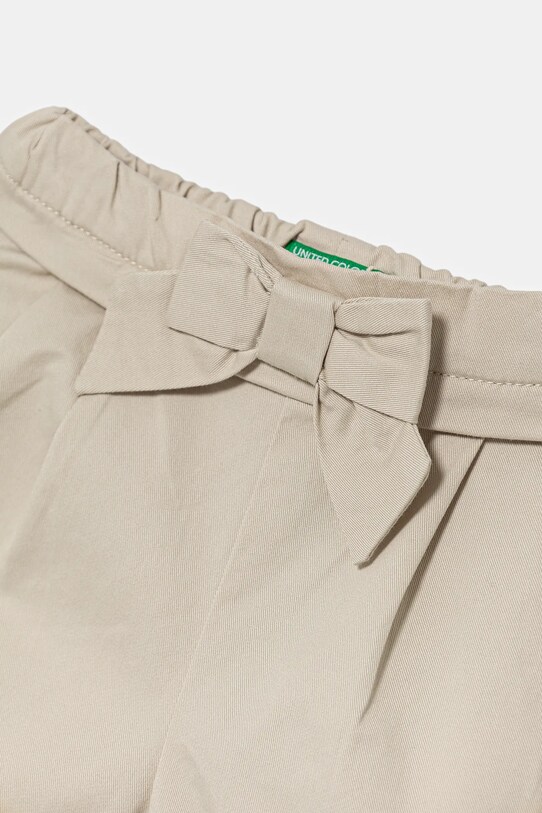 DÍVKA Dětské kalhoty United Colors of Benetton 4T48GF02C.P.Seasonal béžová