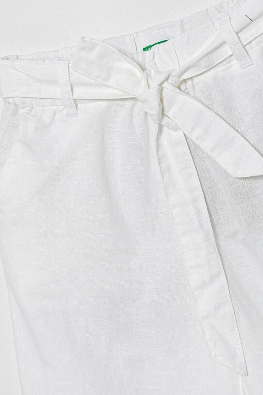 Fete United Colors of Benetton pantaloni de in pentru copii 43WBCF01W.G.Seasonal alb