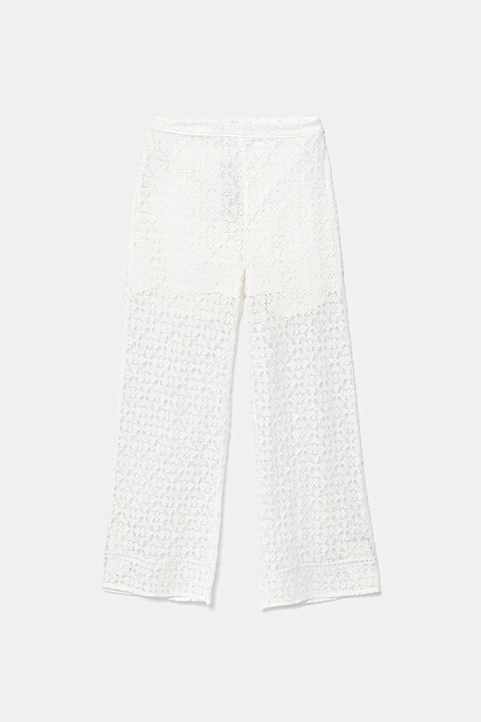 United Colors of Benetton pantaloni copii tricotaj alb 4WYWCF04E.G.Seasonal