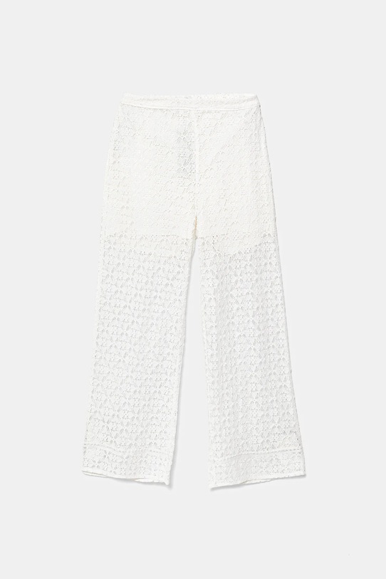 United Colors of Benetton pantaloni copii tricotaj alb 4WYWCF04E.G.Seasonal