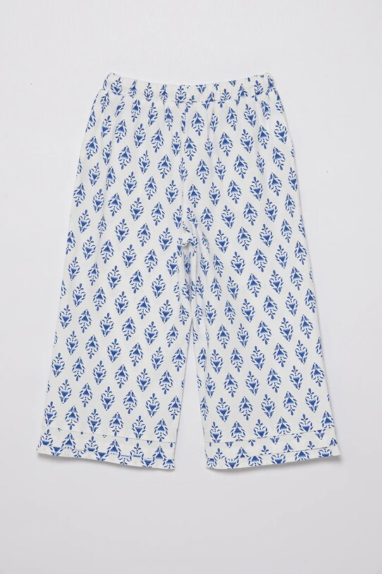 Дитячі бавовняні штани United Colors of Benetton 4MMDCF04N.G.Seasonal блакитний SS25