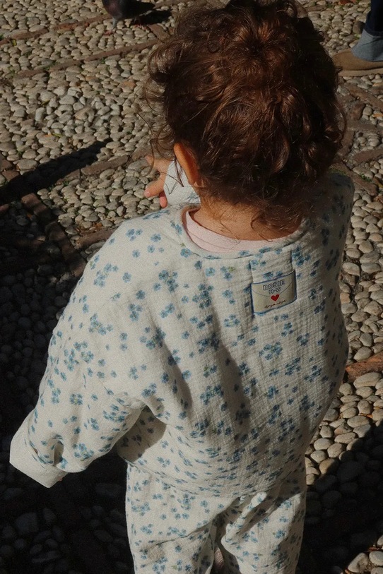 Дитячі бавовняні штани Konges Sløjd RHW x KS MIOBLU PANTS GOTS KS103615